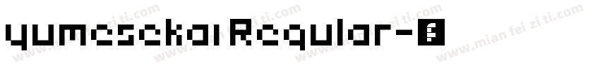 yumesekai Regular字体转换